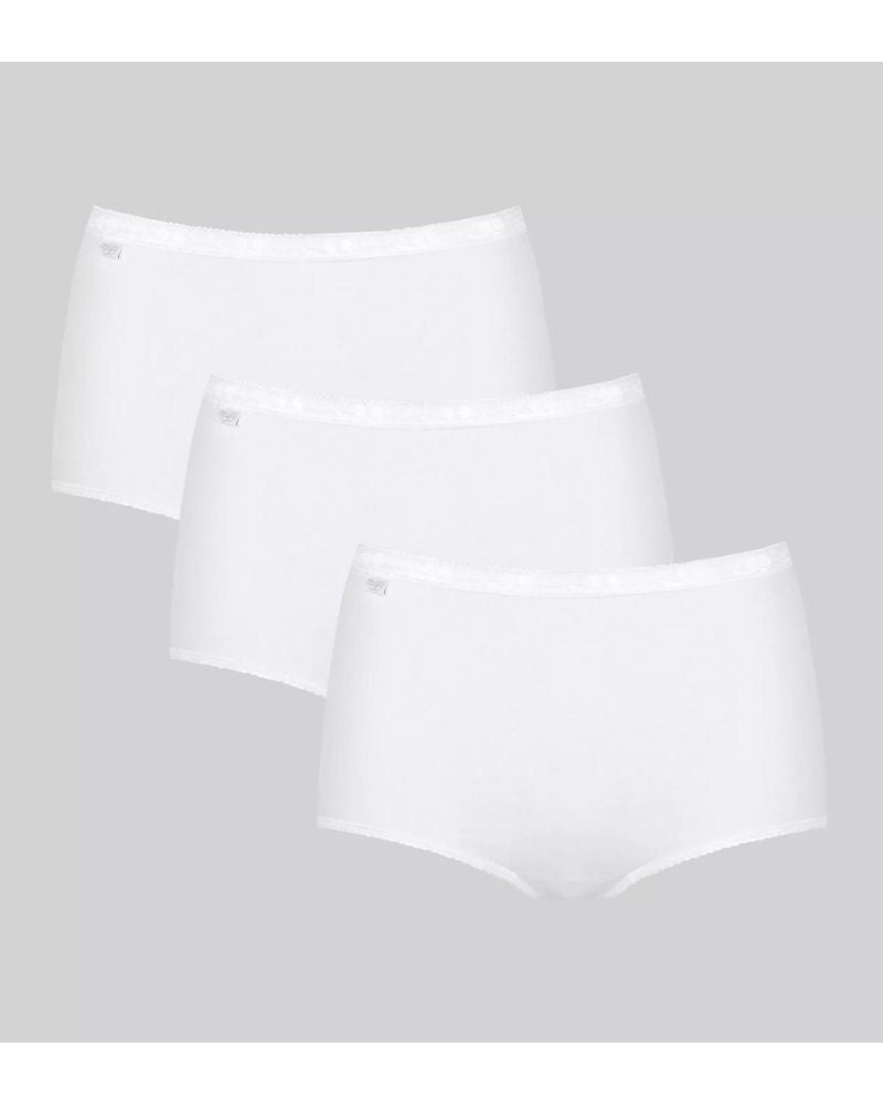 Sloggi - Maxi Briefs in White - Packshot front