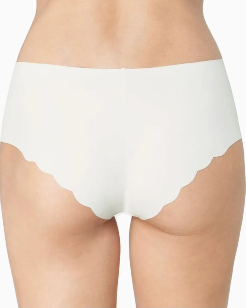 Sloggi - Zero Microfibre Short in Off White - Rear View