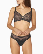 Triumph Amourette Charm Bra in Black front view