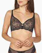 Triumph Amourette Charm Bra in Black front view