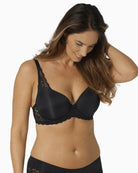Triumph Amourette Spotlight Padded Bra in black side view
