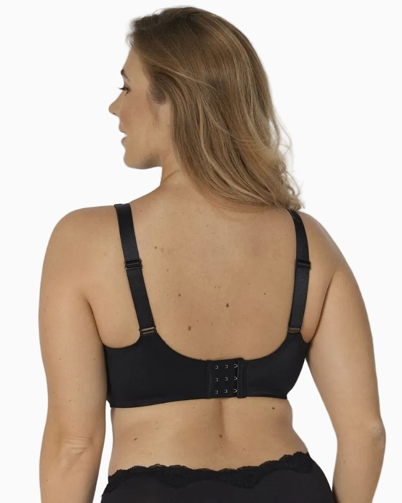 Triumph Contouring Sensation bra in black back view