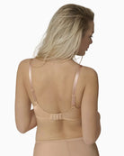 Triumph Modern Soft Cotton Wired Bra in skin back view